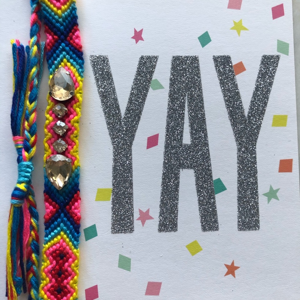 Pull-Cord Friendship Bracelets with a Unique Gem ✨
